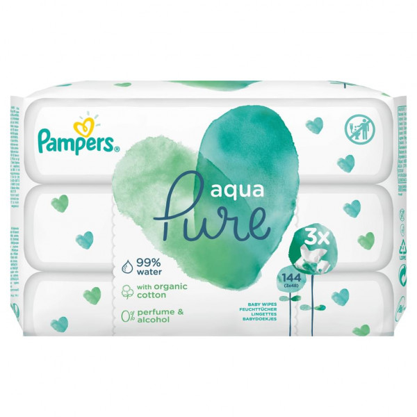 chusteczki pampers aquapure wadye