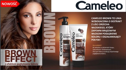 cameleo szampon do włosów brązowych