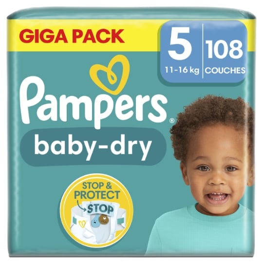 carefour pampers baby dry 5