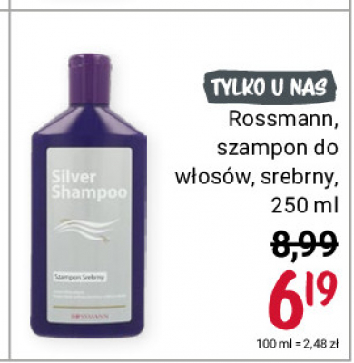 rossmann silver szampon do włosów siwych