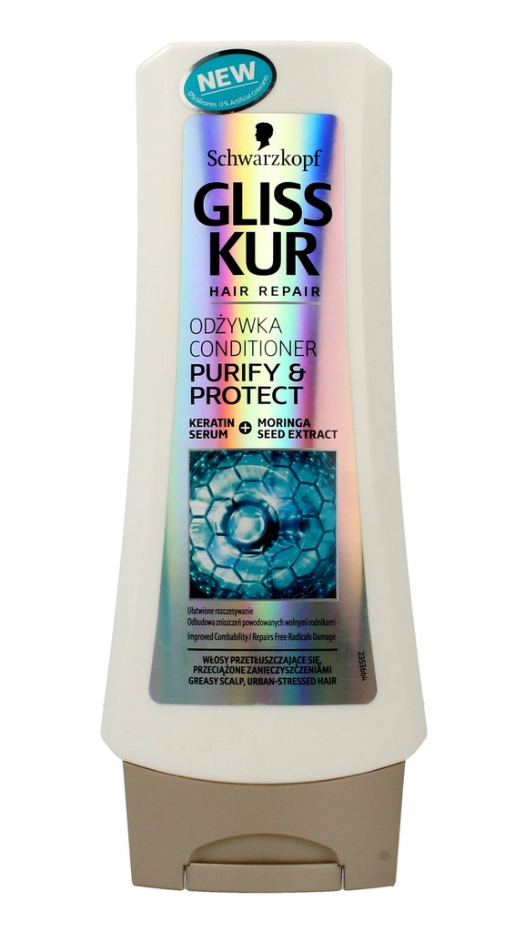 schwarzkopf glisskur odżywka do włosów purify