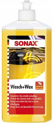 sonax szampon z woskiem