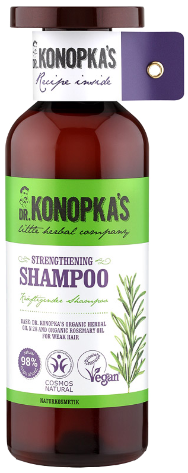 szampon do włosów wzmacniający 500ml dr.konopkas bio