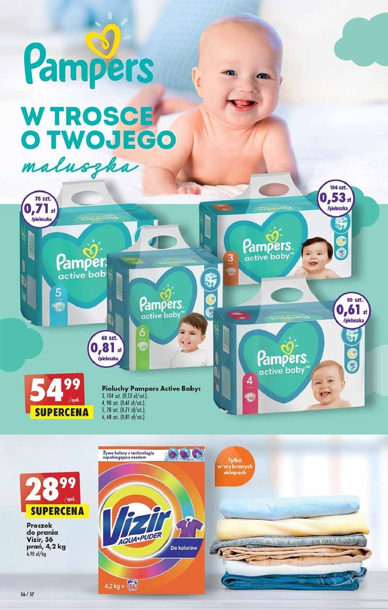 pampers 3 68 szt biedronka