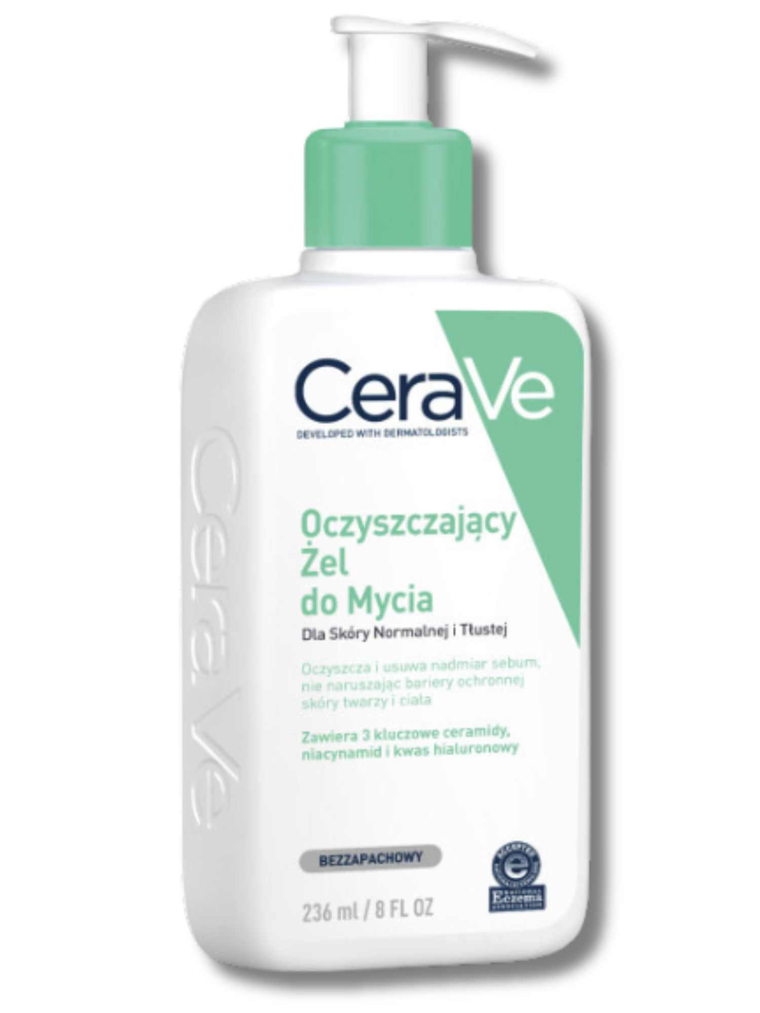 cerave oczyszczający żel do mycia dla skóry normalnej i tłustej