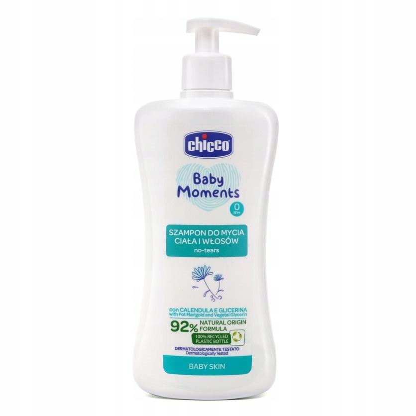 chicco nursery szampon do mycia ciala i wlosow etykieta