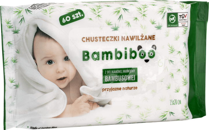 chusteczki nawilżane bambiboo dla noworodka