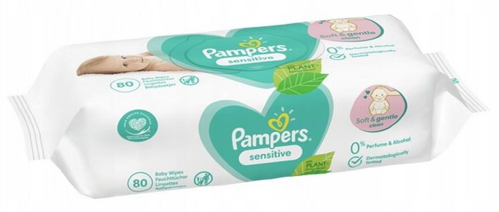 chusteczki pampers sensitive 6x80