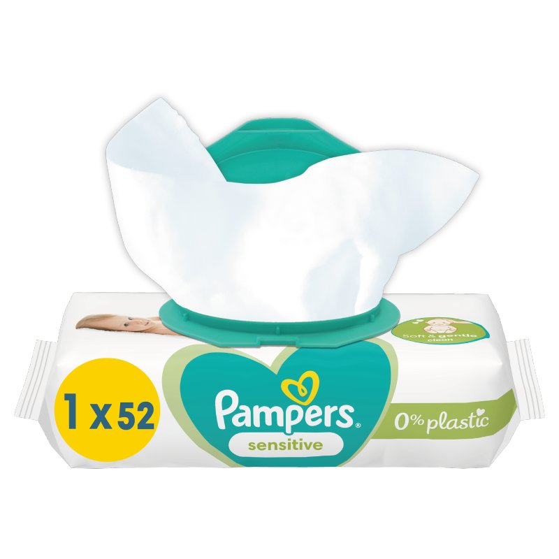 czteropak chusteczek pampers