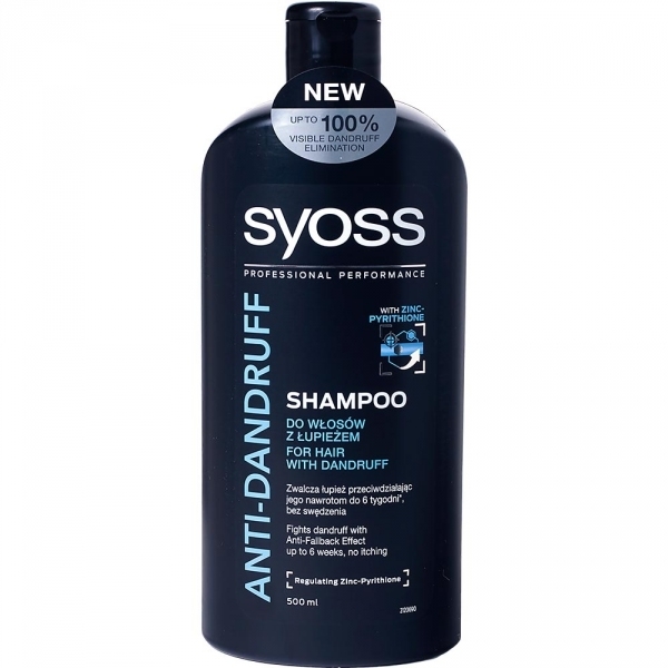 syoss szampon przeciwłupieżowy skład