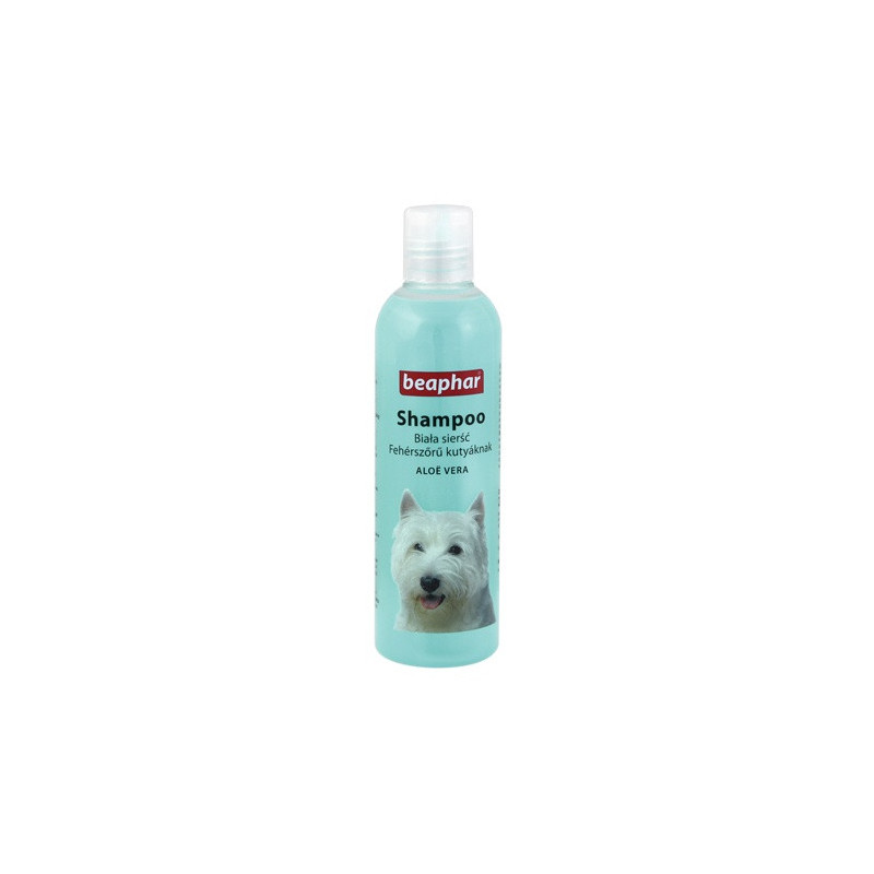 szampon dla psów do białej sierści z aloesem