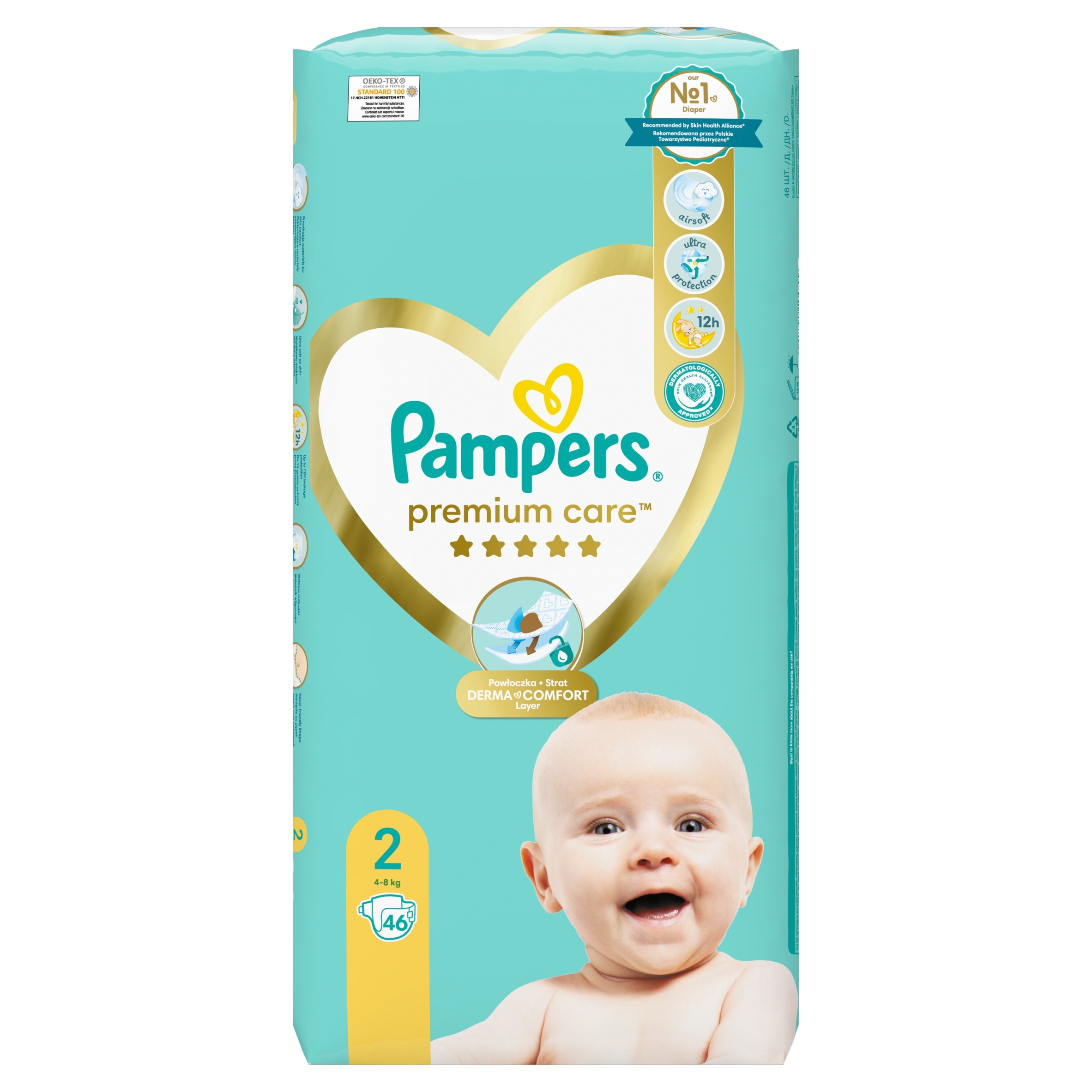 pieluszki pampers premium care 2 newborn