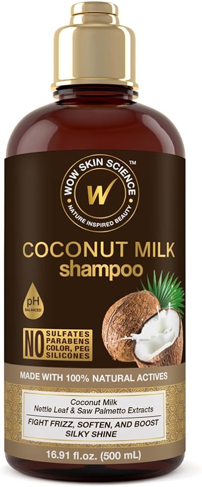 naturalny szampon do włosów z mlekiem kokosowym