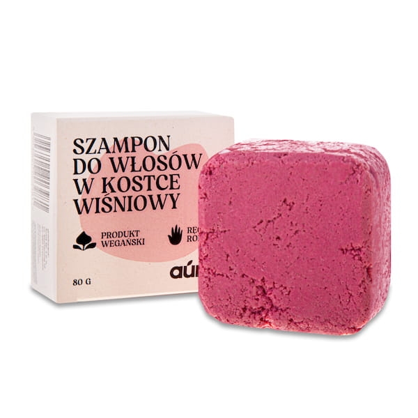 szampon w kostce różowy