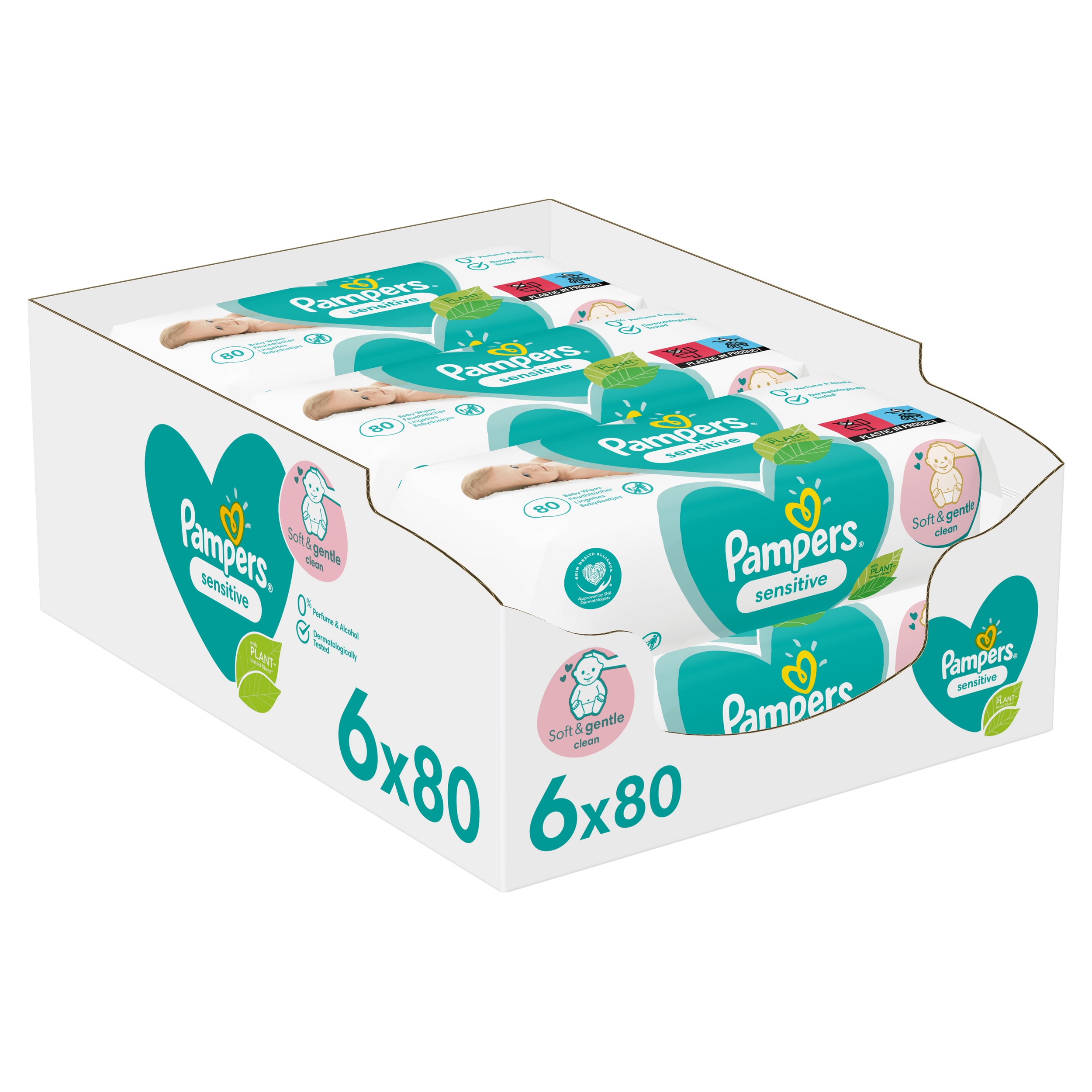 pampers sensitive chustecz allegro