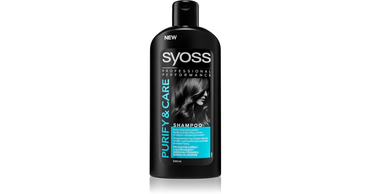 suchy szampon do włosów syoss purify care