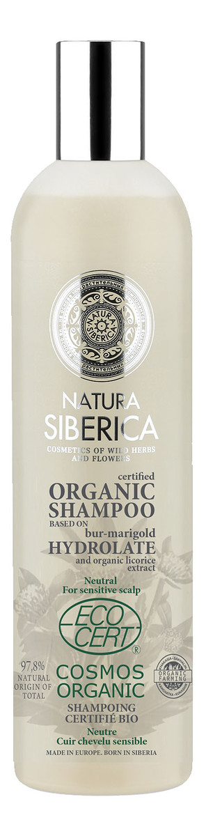 natura siberica szampon neutralny dla bardzo wrażliwej skóry głowy