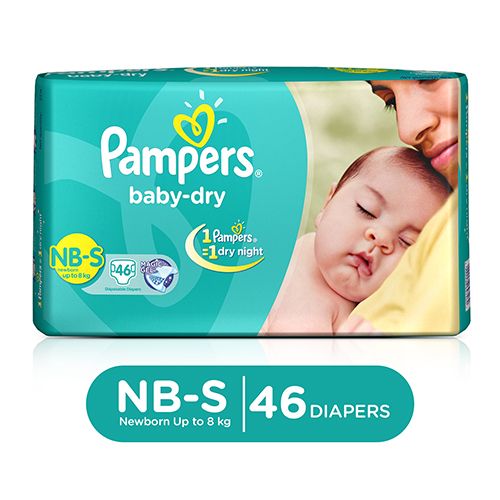 pampers baby dry cena