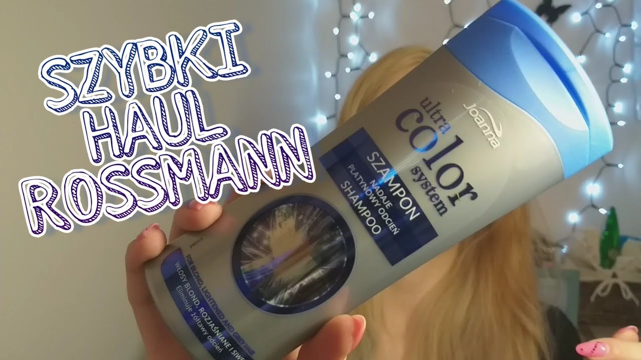 szampon niebieski joanna rossmann
