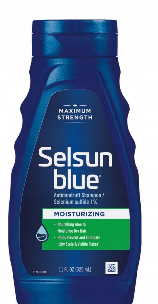 szampon dermatologiczny z siarczanami niebieski