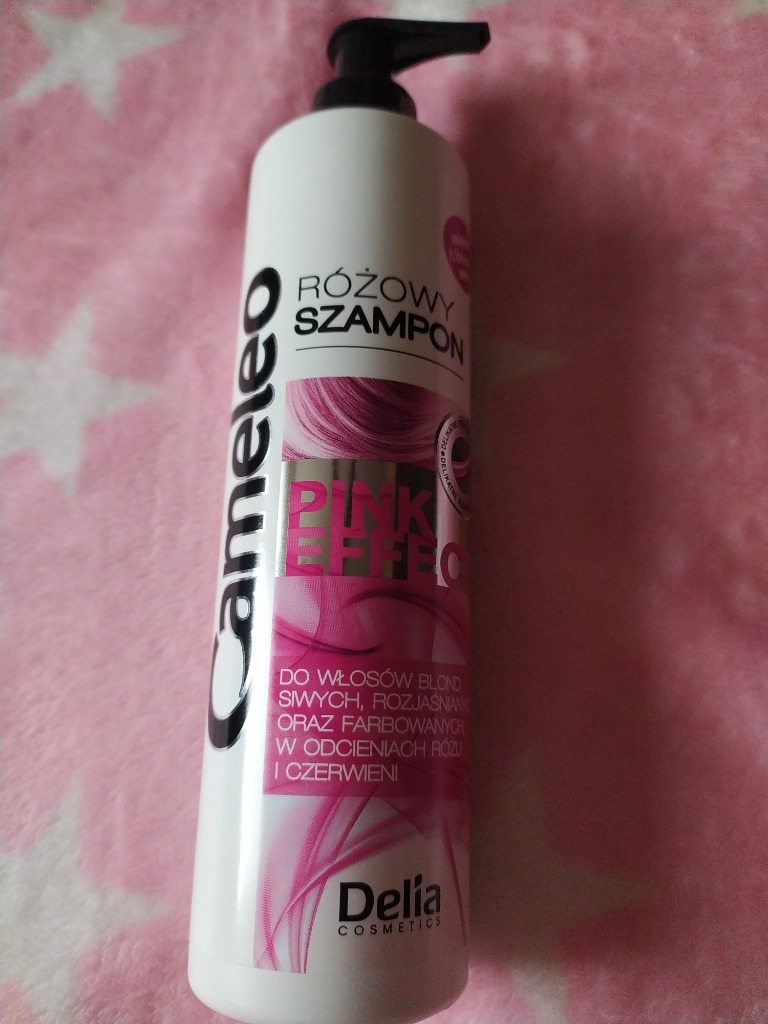 delia cameleo pink effect szampon do włosów różowy 250 ml