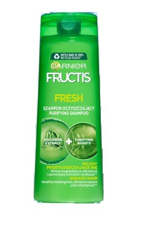 szampon garnier fructis fresh do wlosow przetluszczajacych