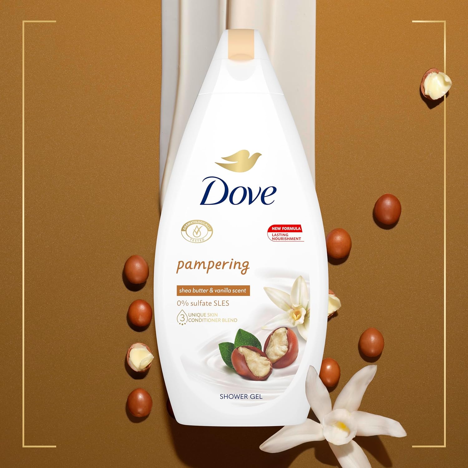 dove purely pampering nourishing shower gel