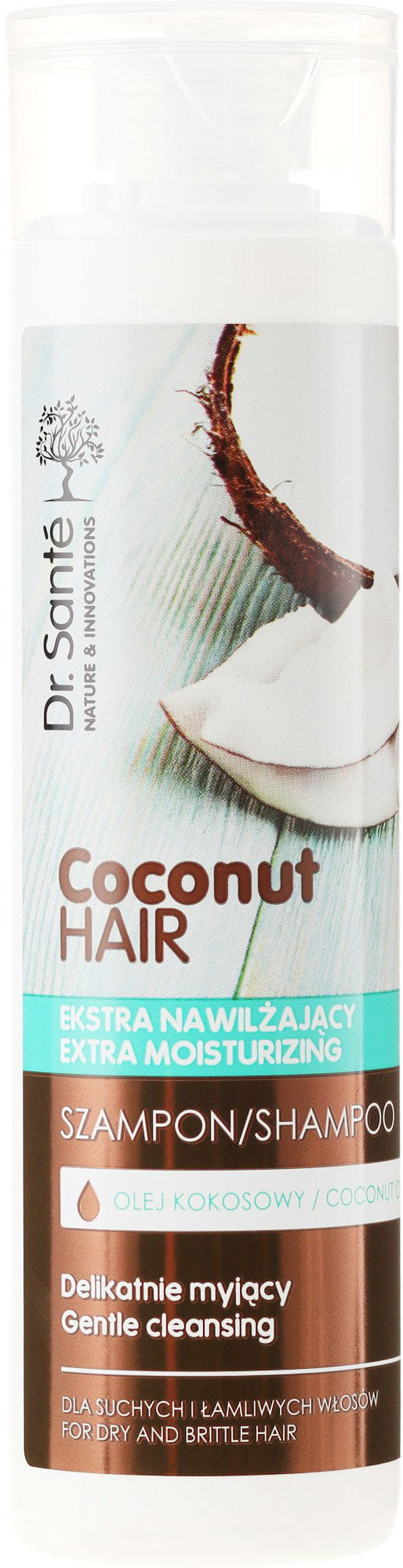 dr sante coconut hair szampon do włosów suchych i łamliwych