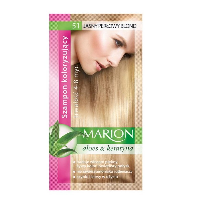 marion szampon koloryzujący blond na ciemne włosy