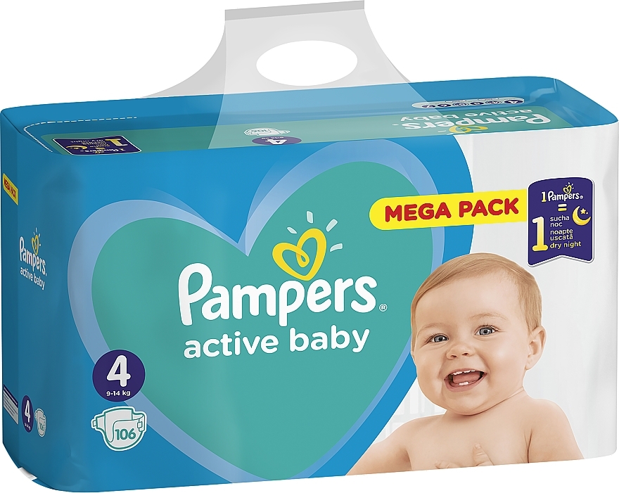pampers active baby 4 106