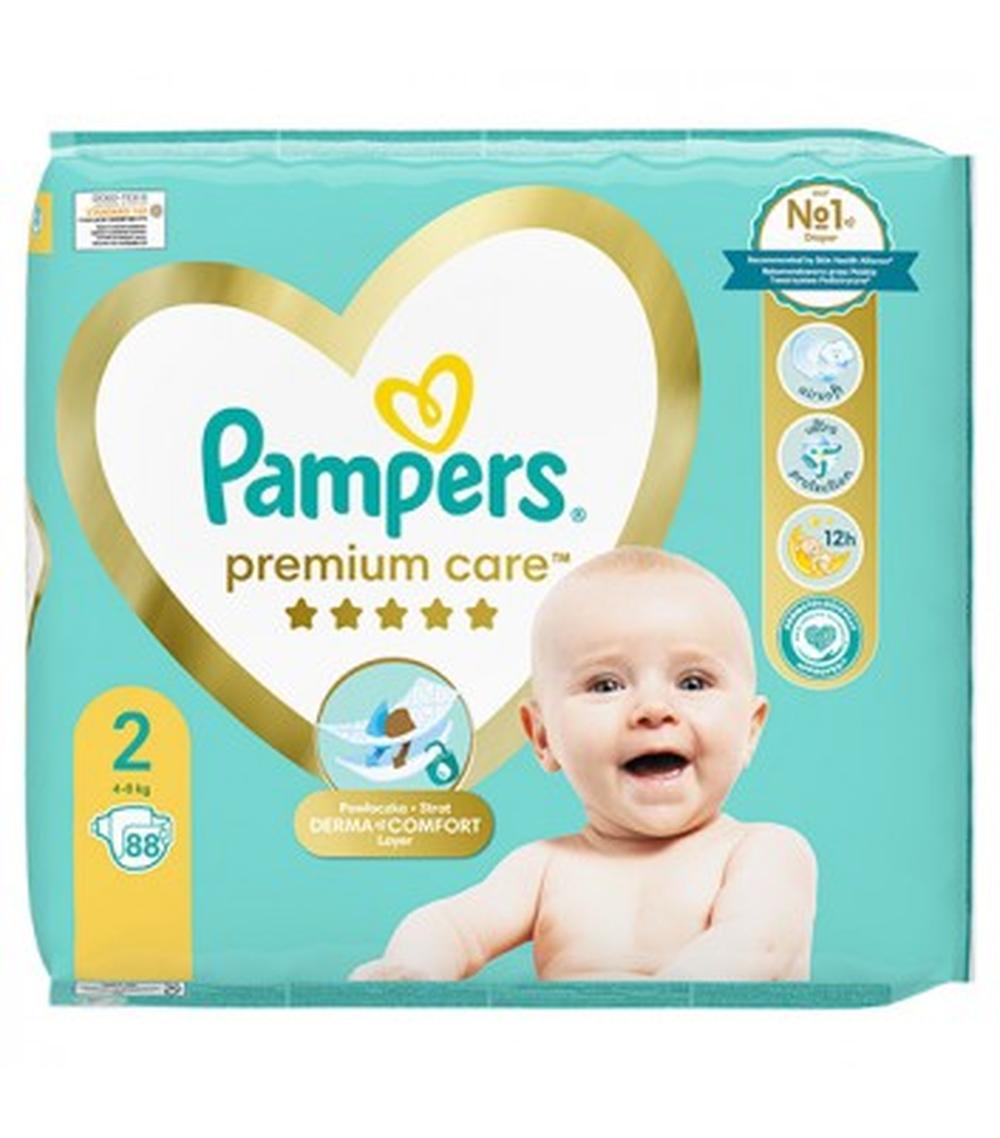 pampers premium care pieluchy rozmiar 1 newborn 2-5kg 88 sztuk