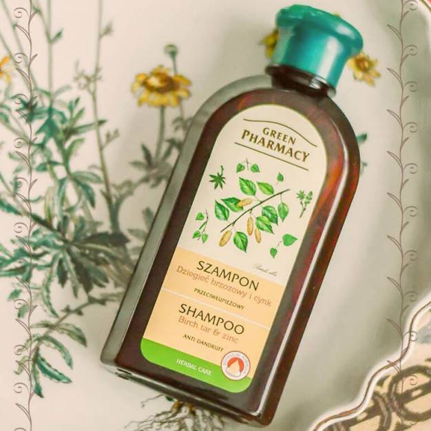 green pharmacy szampon przeciwłupieżowy cynk i dziegieć brzozowy 3