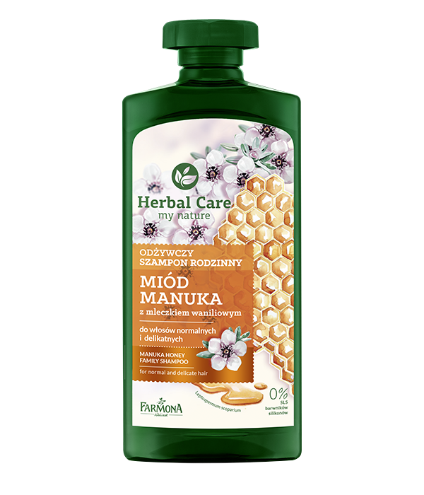 herbal care miód manuka szampon