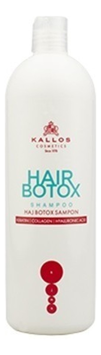 szampon do włosów kallos hair botox