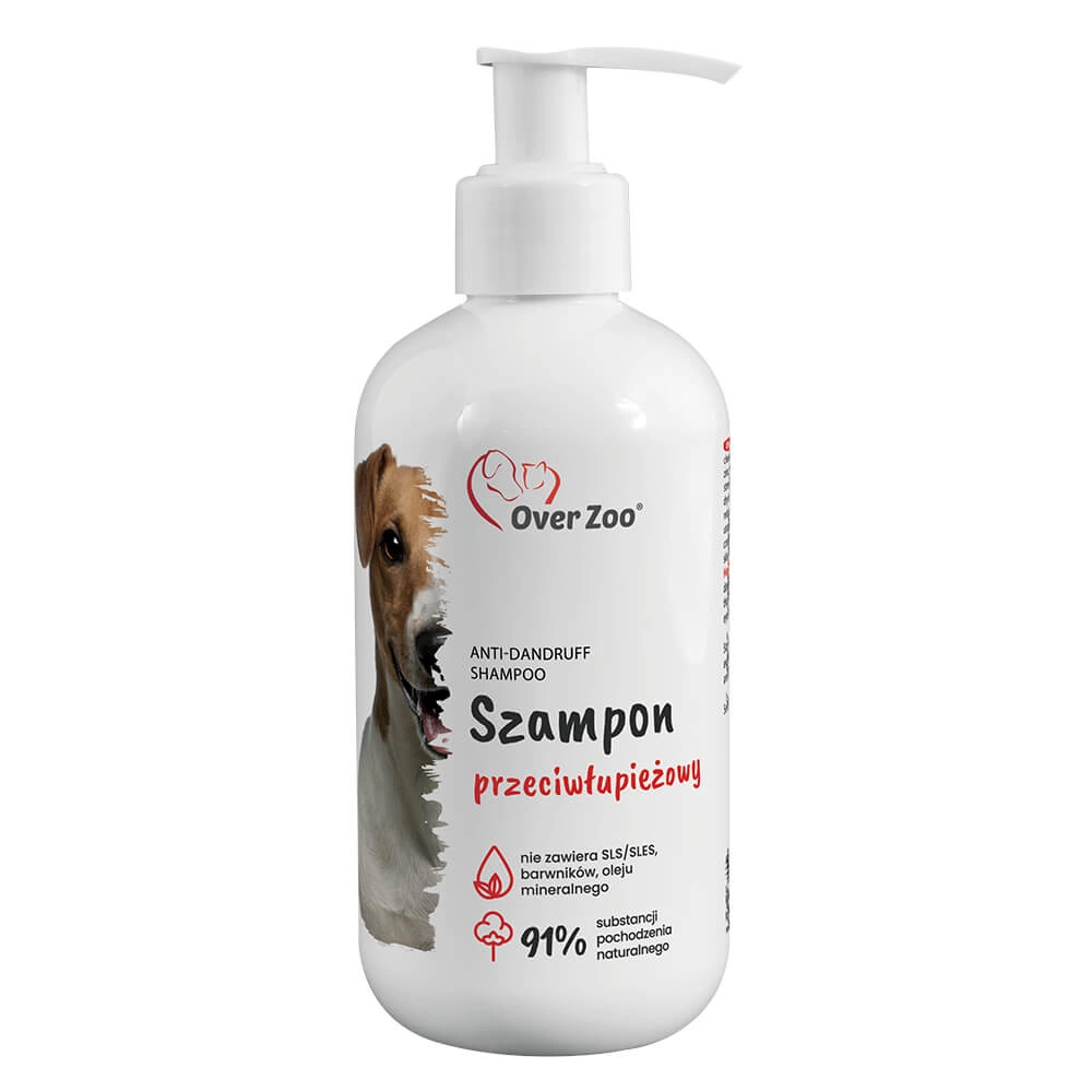 over zoo szampon przeciwłupieżowy dla psa 250ml