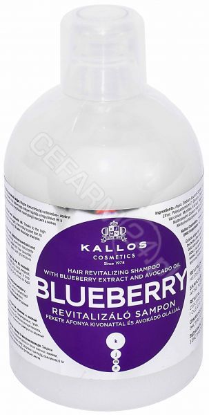 kallos cosmetics blueberry szampon włosów