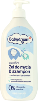 babydream żel do mycia i szampon sroka o