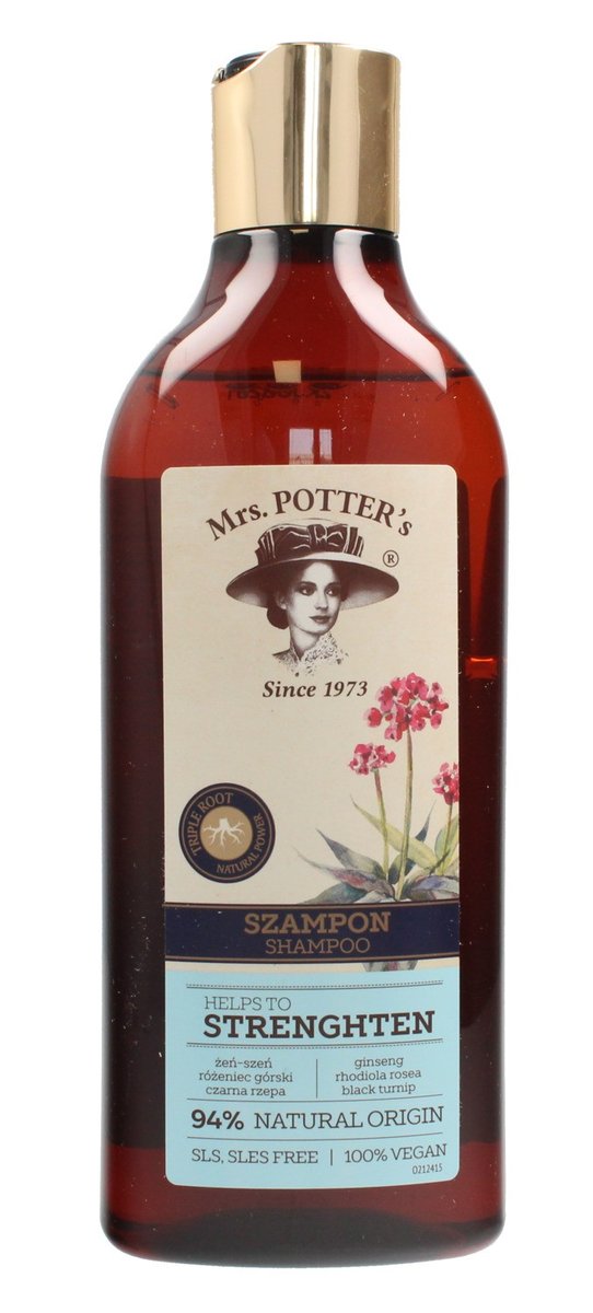 mrs potters szampon z źeń-szeń różeniec