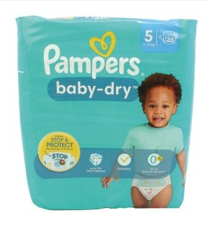 pieluchy pampers dry