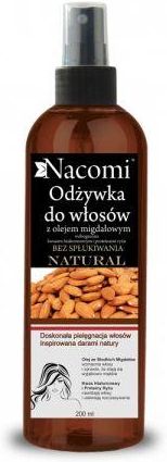 odżywka do włosów z olejem ze słodkich migdałów bez spłukiwania