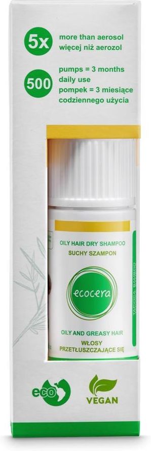 ecocera suchy szampon oily hair