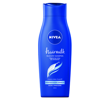 nivea hairmilk mleczny szampon do włosów o cienkiej strukturze