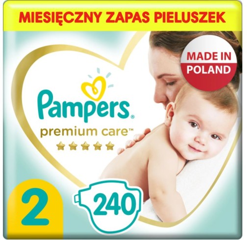 pampers 2 240 szt zapas na miesiąc