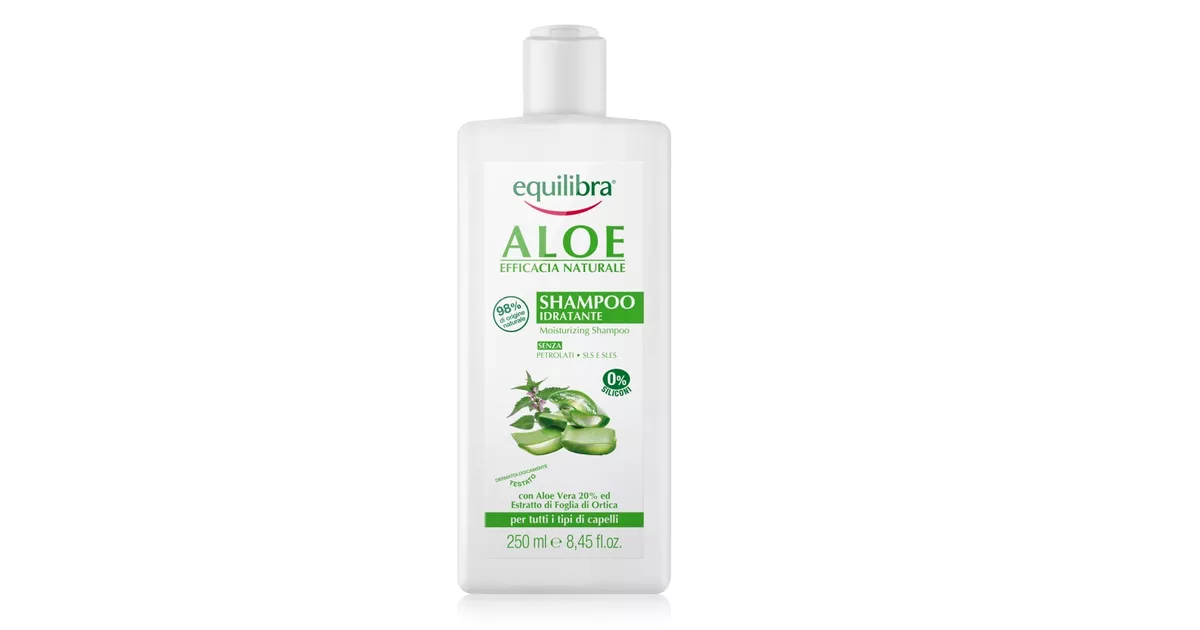 equilibra naturale nawilżający szampon aloesowy 250ml