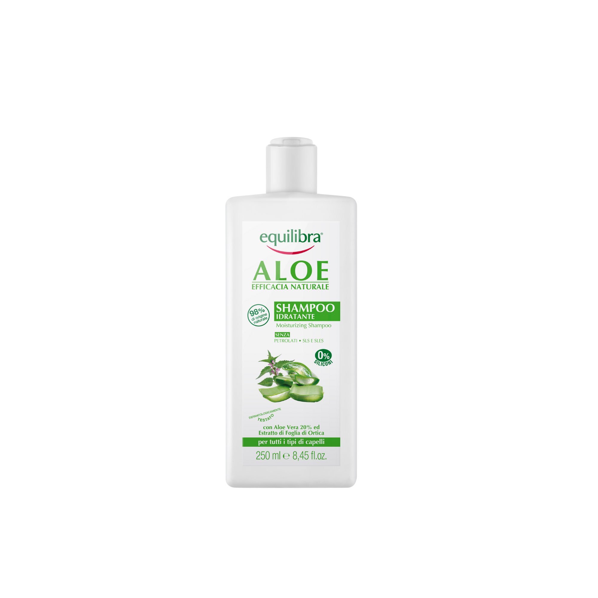 equilibra nawilżający szampon aloesowy 250 ml wizaz