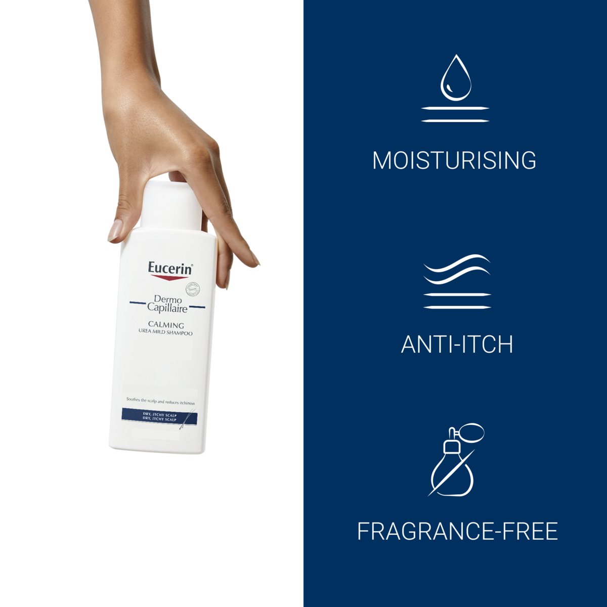 eucerin dermocapillaire calming 5 urea shampoo szampon 250 ml