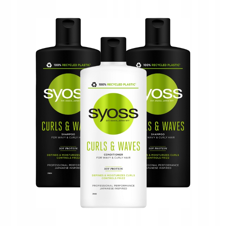 syoss curls & waves szampon