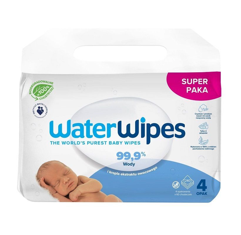 chusteczki nawilżane wodą waterwipes