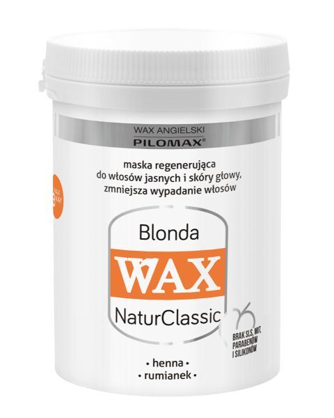 odżywka wax regenerująca do włosów jasnych