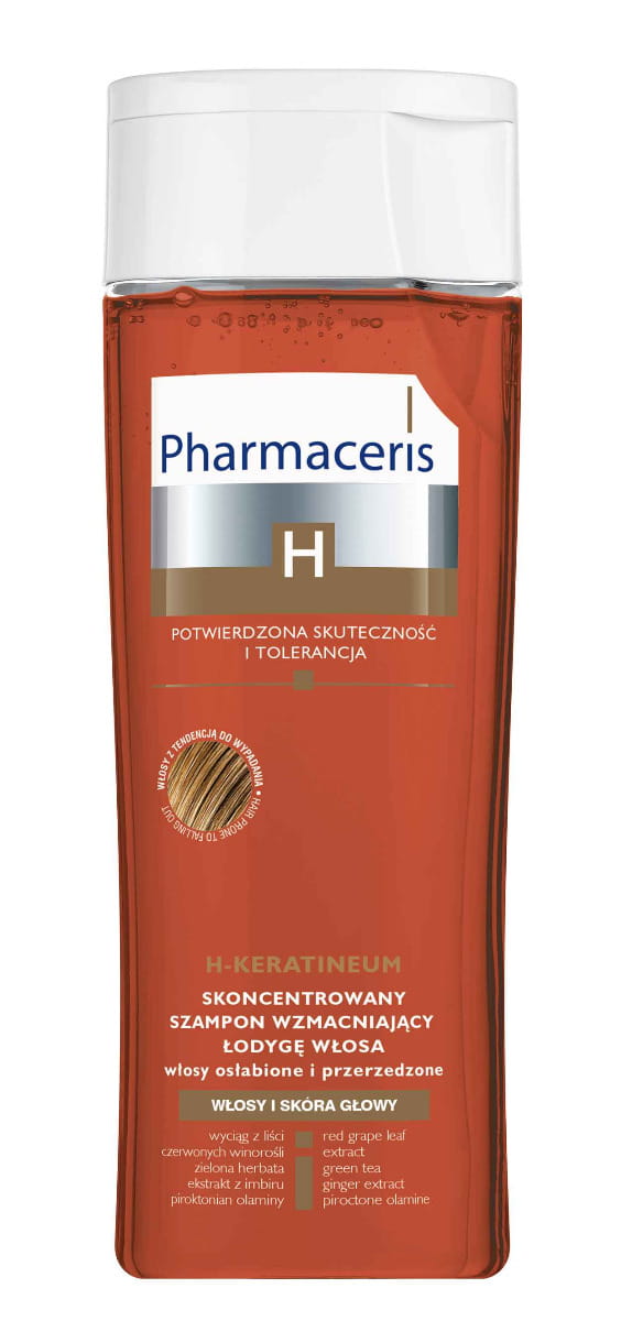 pharmaceris h keratineum szampon wzmacniający włosy osłabione